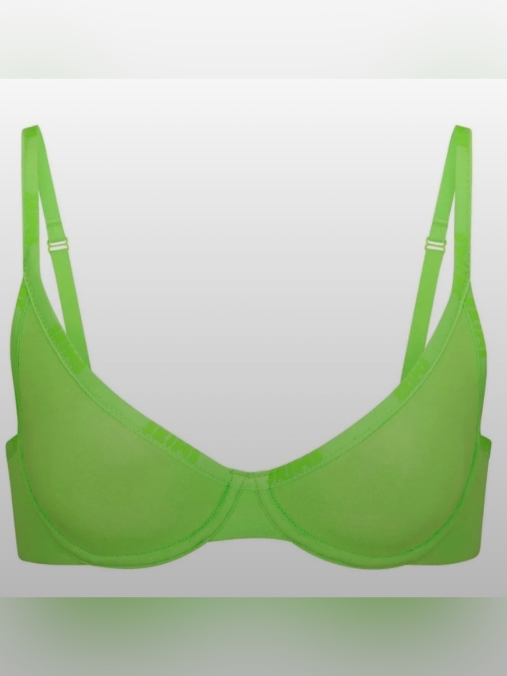 SKIMS Neon Green Underwire Bra - Women Intimates & Sleepwear